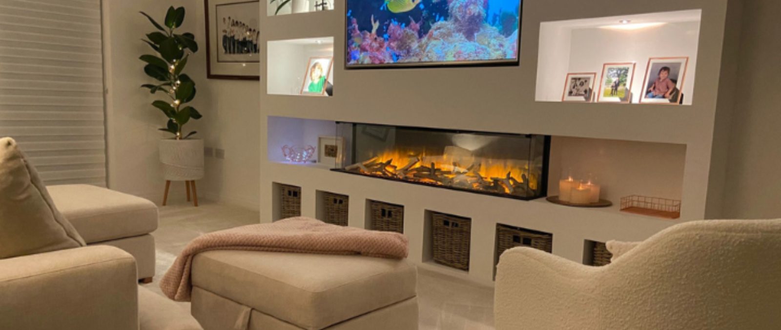 Media Walls & Electric Fires For Lancashire